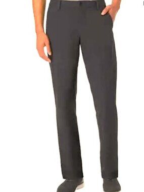 Kirkland Signature Men’s  Performance Pant secured zip pockets Iron Gray 40x30